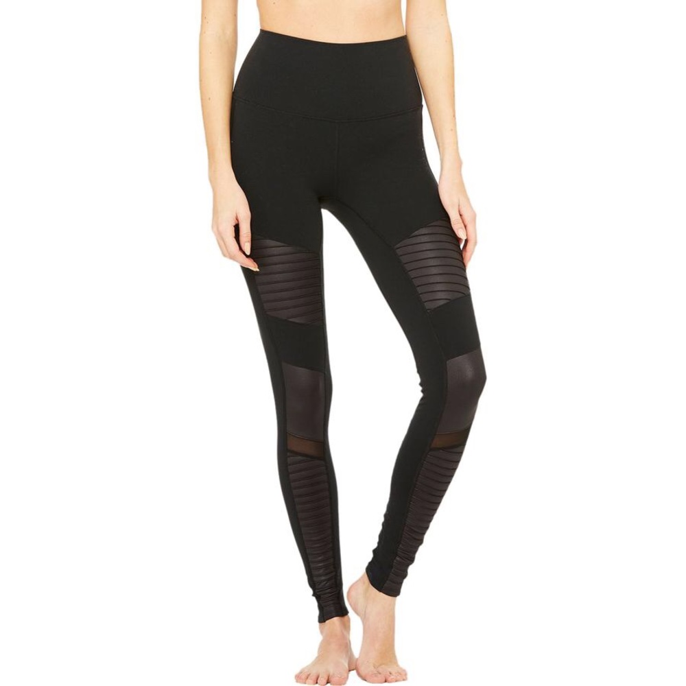 Alo high waist Moto leggings black size small